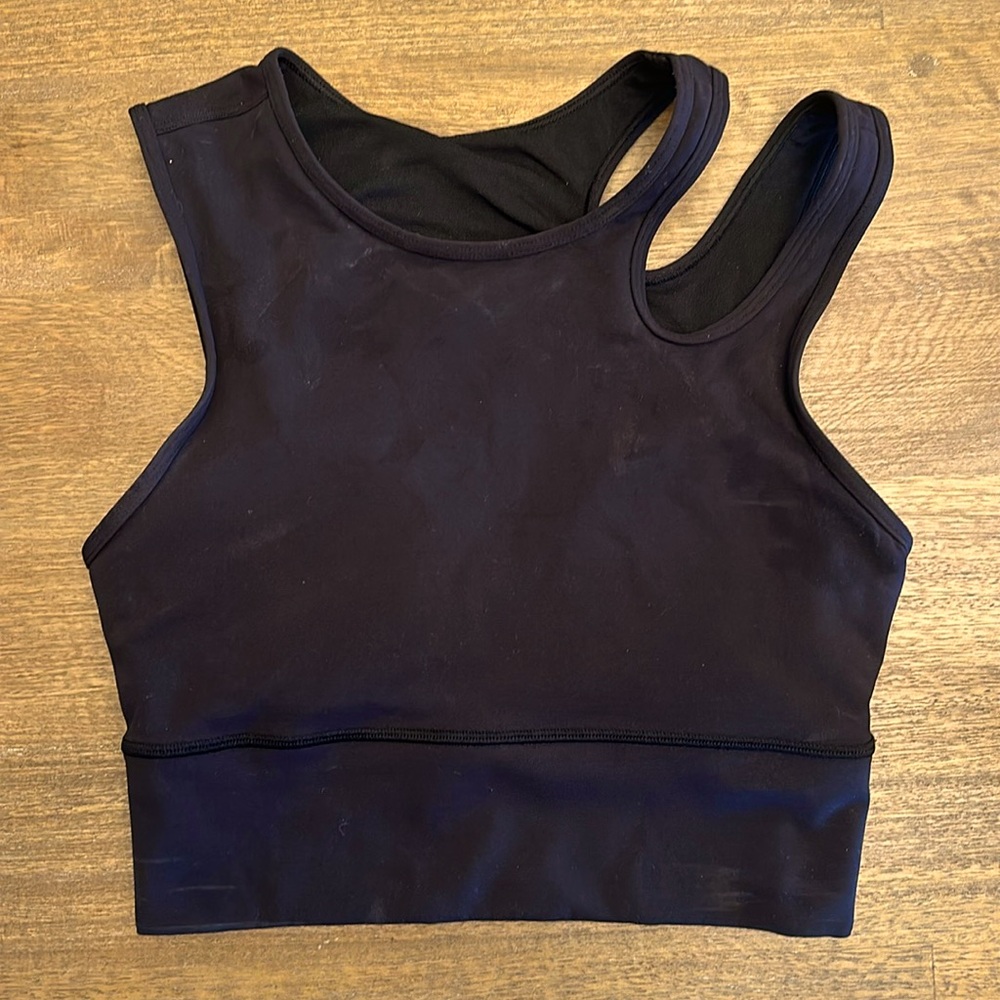 Lululemon Crop Cutout Top